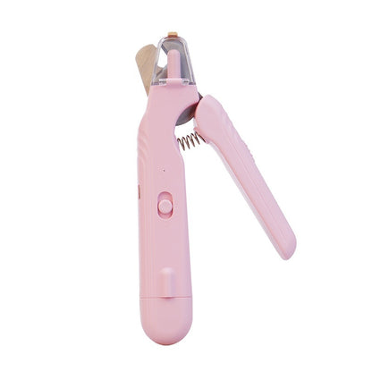 2 In 1 Pet Nail Clippers With Led Light Dog Cat Special Blood Line Scissors Multifunction Animals Paw Nail Trimmer Pet Supplies